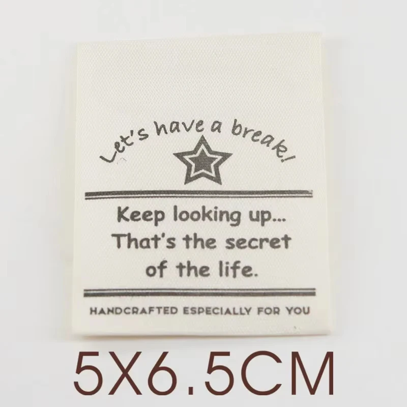 Handmade fabric label bouquet decoration sewing DIY label fabric accessories made of large-sized pure cotton