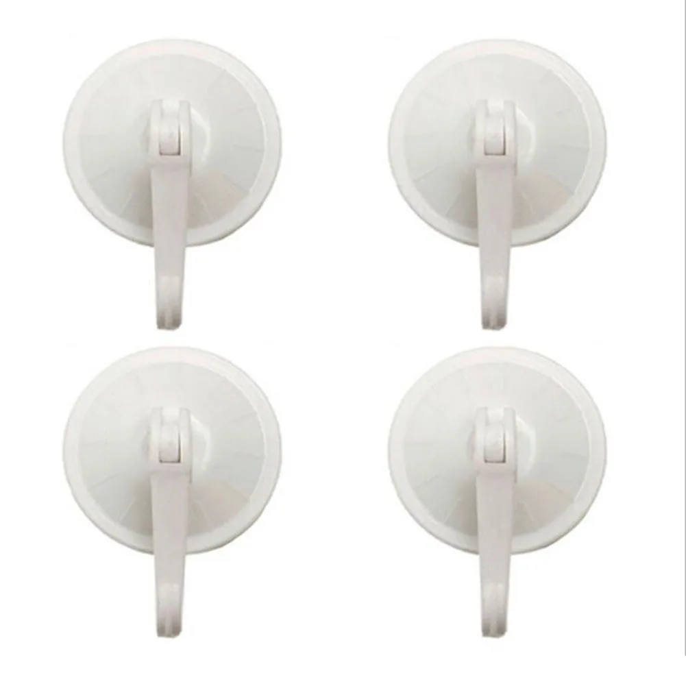 4pcs 55mm Strong Suction Cup Hooks Heavy Duty Tile Casement Glass Bathroom Hanger For Casement Mirrors Glass Metal Hooks