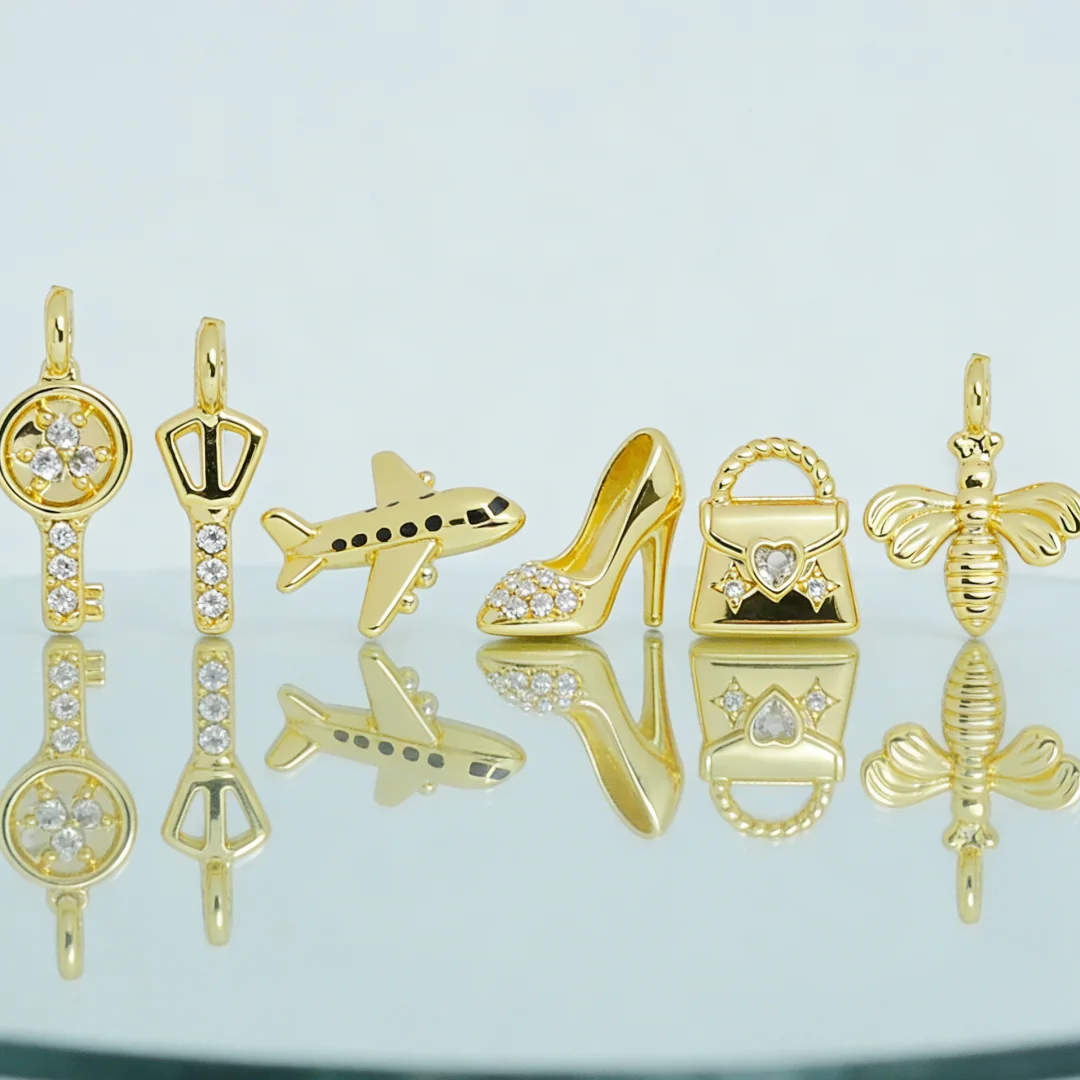Lot de 5 pendentifs en laiton  - Tennis Bracelet Cubic avis et prix