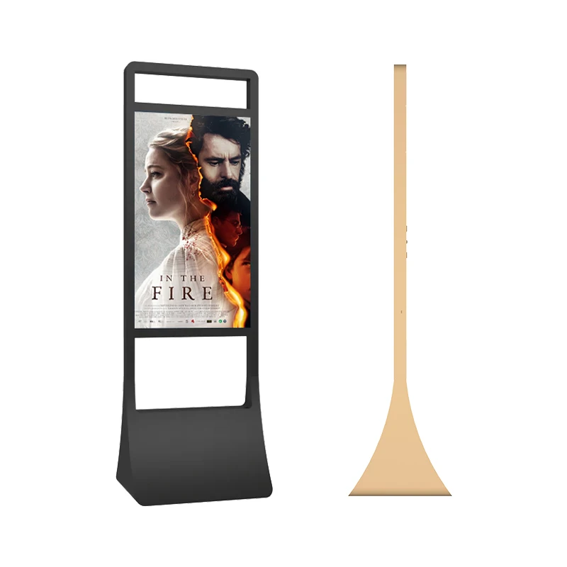 Layar Digital Signage Jendela Dua Sisi untuk Tampilan Video Iklan 43 Inci hingga 55 Inci