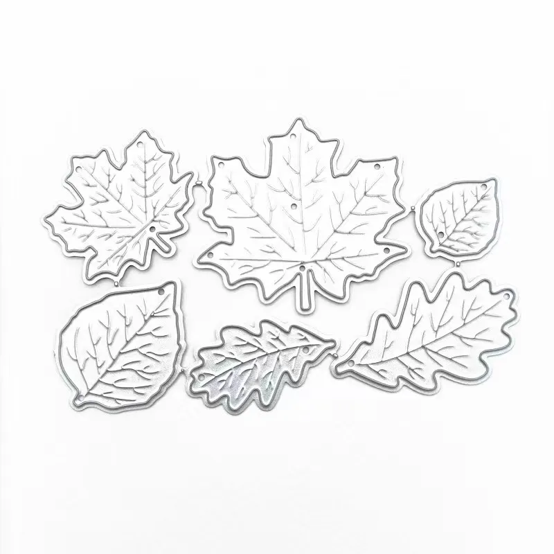 6Pcs/Set Maple Leaf Metal Cutting Dies Scrapbooking For Paper Making Card DIY Decorative Craft Embossing New Dies 8,439 reviews