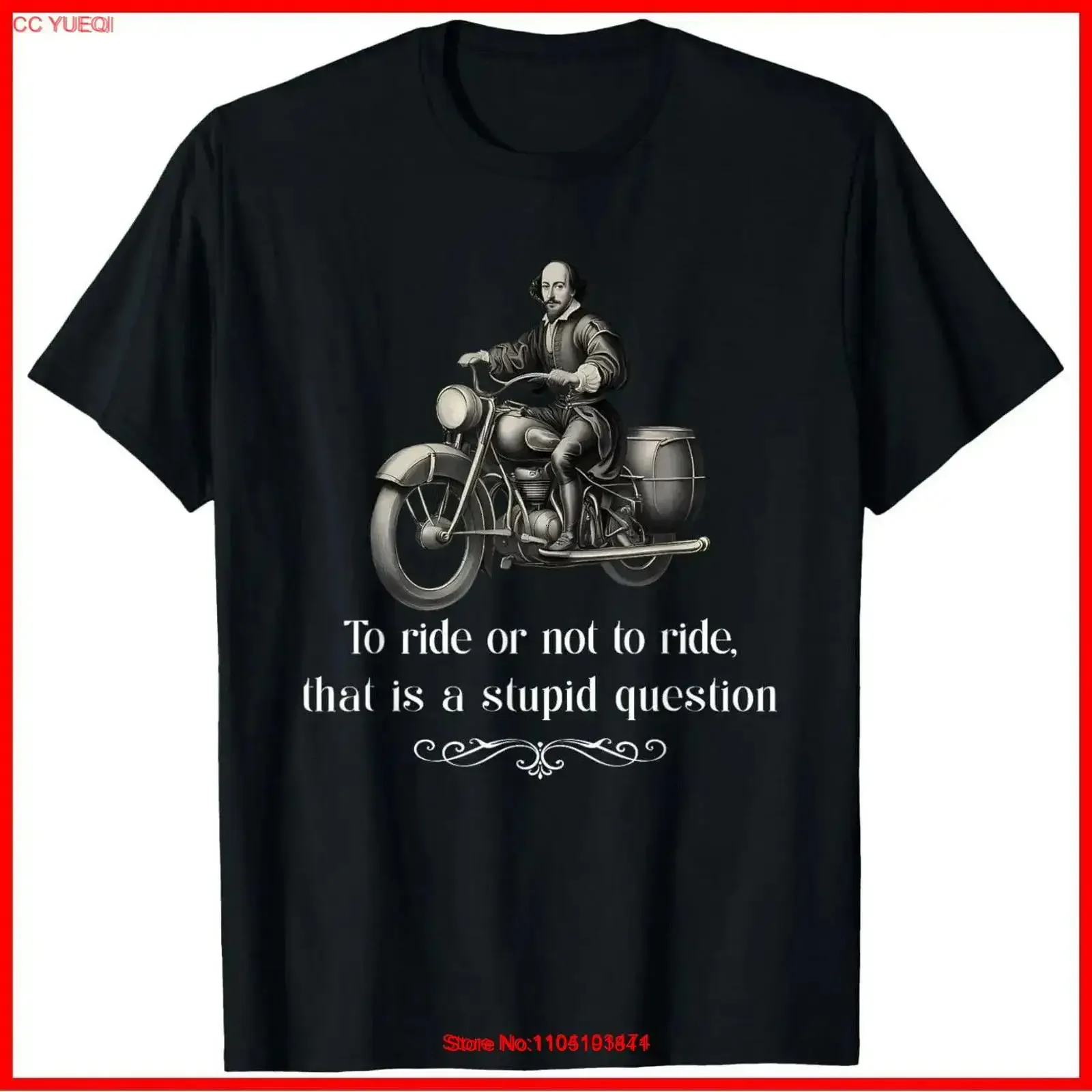 Biker To Ride Or Not That Is A Stupid Question Black Cotton T Shirt vintage Washed Unisex streetwear graphic Comfortable