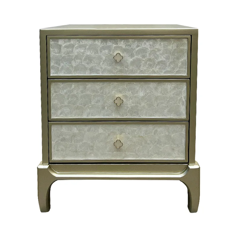 Complete bedside table, locker, simple bedroom bedside table, solid wood decorative cabinet