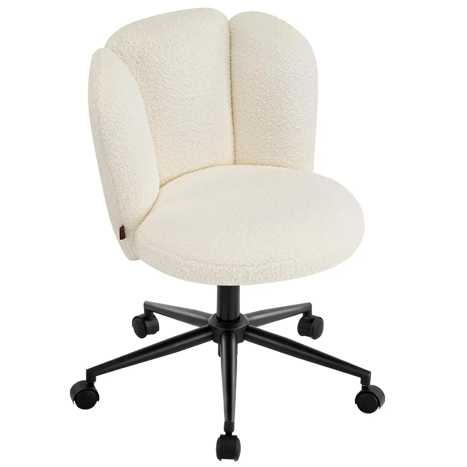 

Пушистый настольный стул без подлокотников, туалетный столик с мягкой спинкой, удобный стул-букле для спальни, гардероб, по индивидуальному заказу