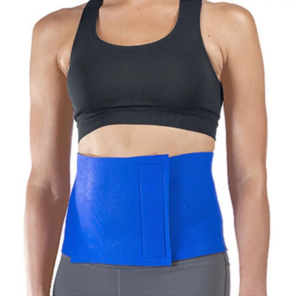 Polyester Taillengürtel mit Neopren-Unterstützung für den unteren Rücken, Schmerzlinderung, Lendenwirbelkontrolle, Sportlicher Nahtloser Körpergurt – Detail 6