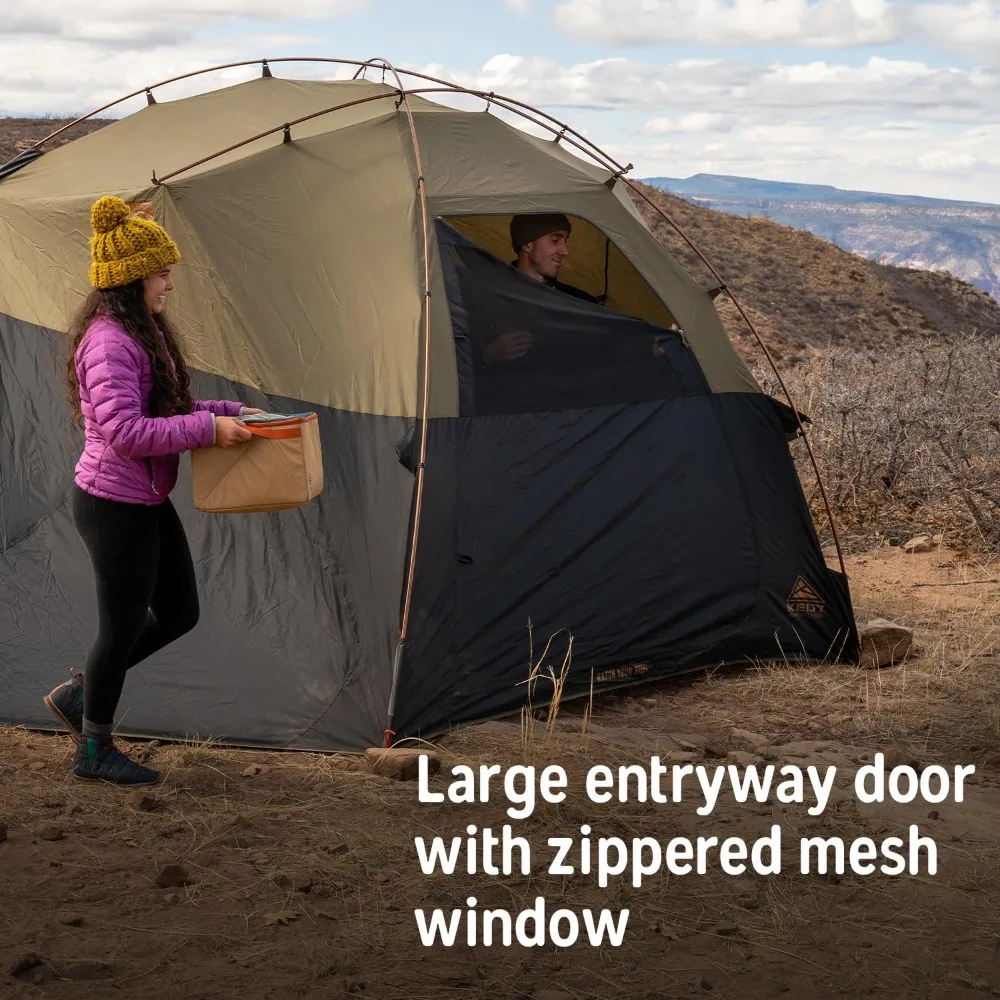 خيمة تخييم عالمية للسيارة مع دخول كبير وجدار قابل للتعديل، مأوى متداخل للطرق العالية من Kelty مع إطار من الألومنيوم