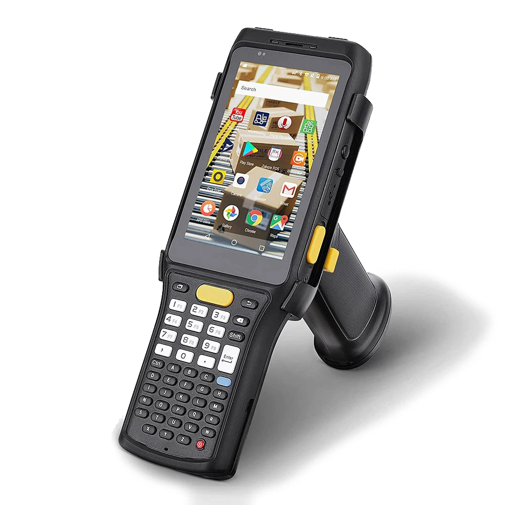 Rugged Androd 13.0 Long Range Handheld Scanner 1D 2D Bar Code Scanner Data Collector GSM/4G NFC Pistol Grip PDA