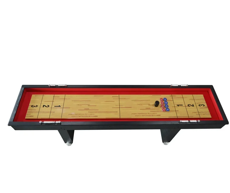 

Black Classic Shuffle Table for Game Activities Shuffleboard Table for Game