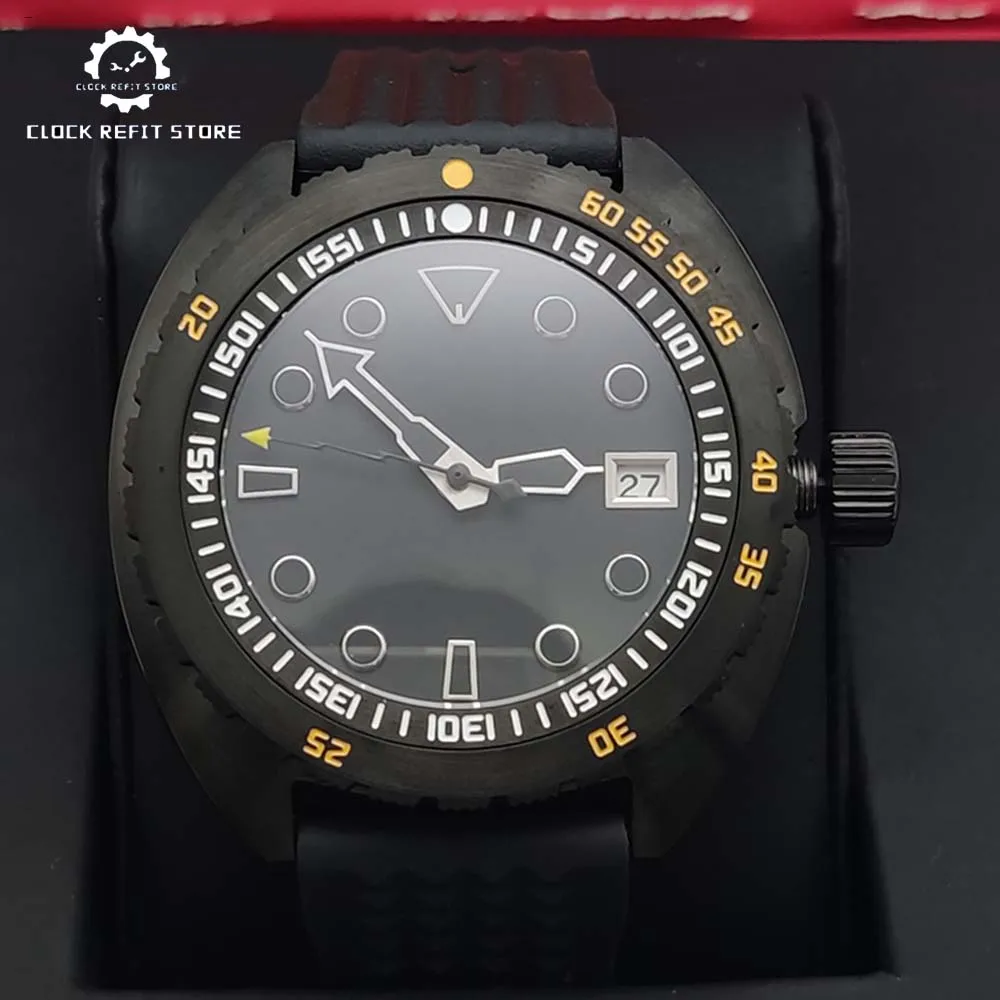 

Value Luxury Men's Watches Black Case Mechanical NH35 Movement Stylish Automatic Watches Date Display Men's Watches