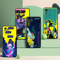 Anime Cyberpunk Edgerunners Case for Xiaomi Redmi A5 9C 12C 8A 6 6A 7A 8 9 9A 9T 10 10A 10C 10X 12 K60 TPU Black Phone Cover