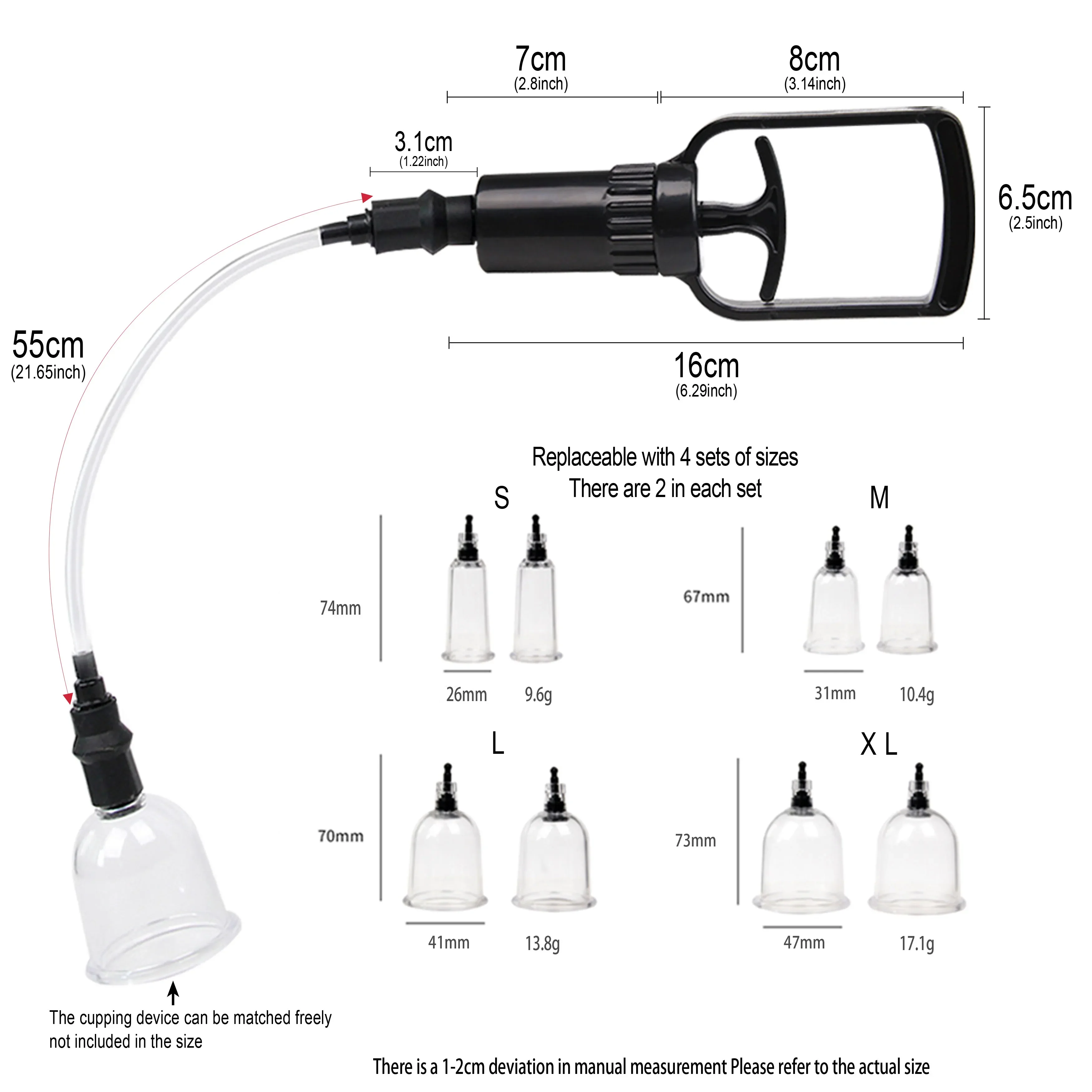 Manyjoy دليل مضخة الثدي للنساء الحلمة الداعم الحلمة توسيع مضخة تفريغ الحلمة تحفيز لعبة الكبار لعبة الجنس 18 + #3