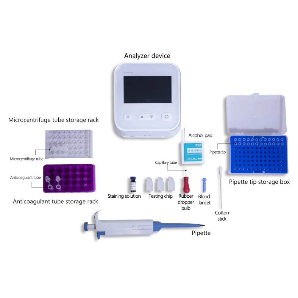 Fully Automatic WBC Anslysis Testing Machines, POCT Auto White Blood Cell Analyzer