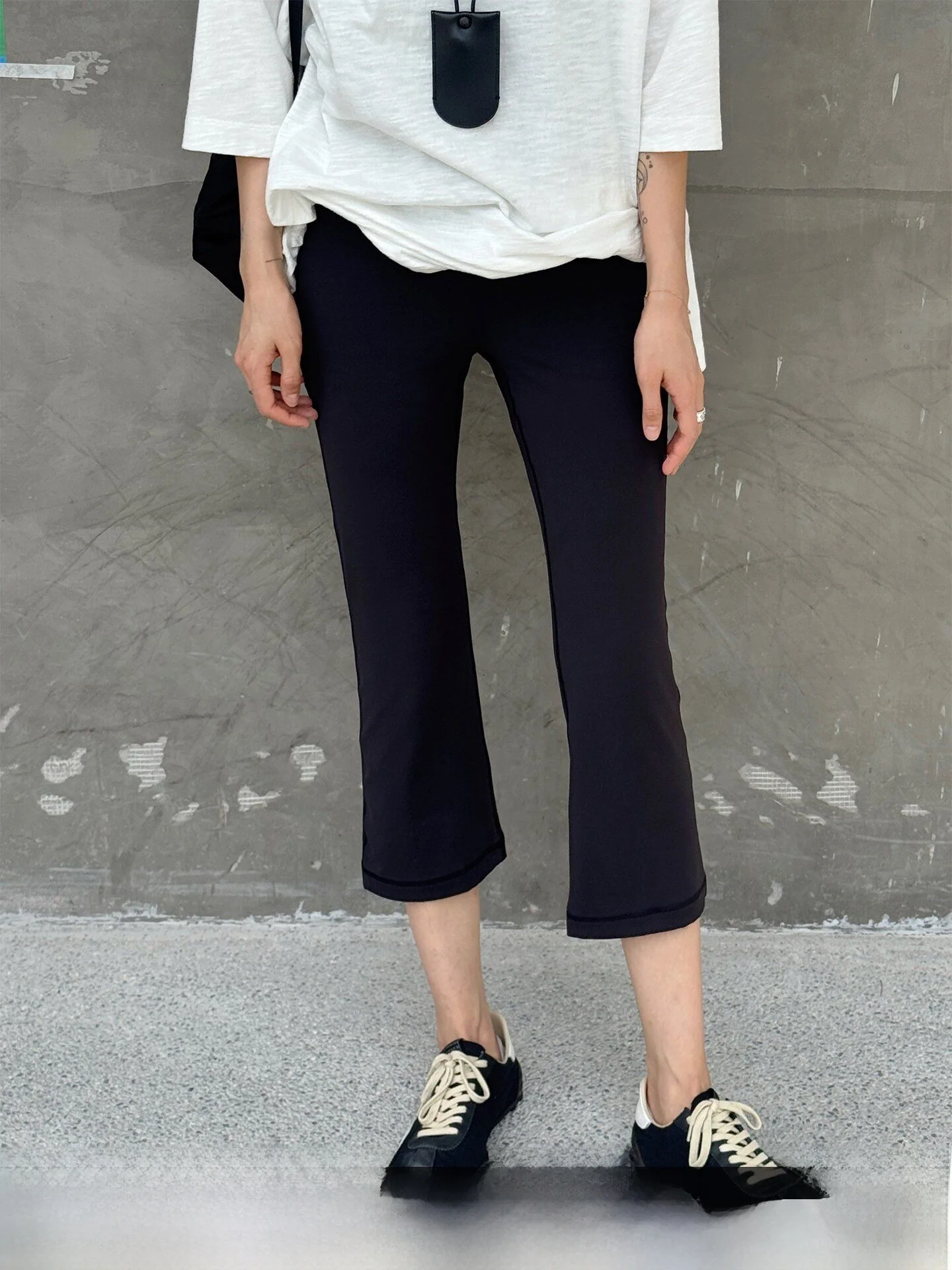 

Bebbe Home Yoga Pants Flared Thin Summer Outdoor Wear Fitness Trousers Casual Style Natural Waist Elastic Waistband