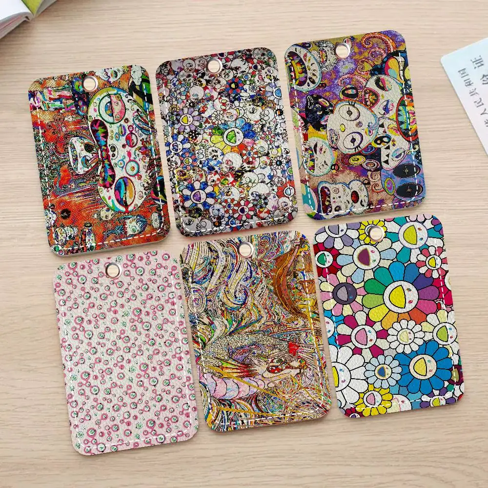 

Art T-Takashi Rectangle Keychain Card Holder, Badge Credit Card Holder, Student ID Card Holder, Bus Cards Cover