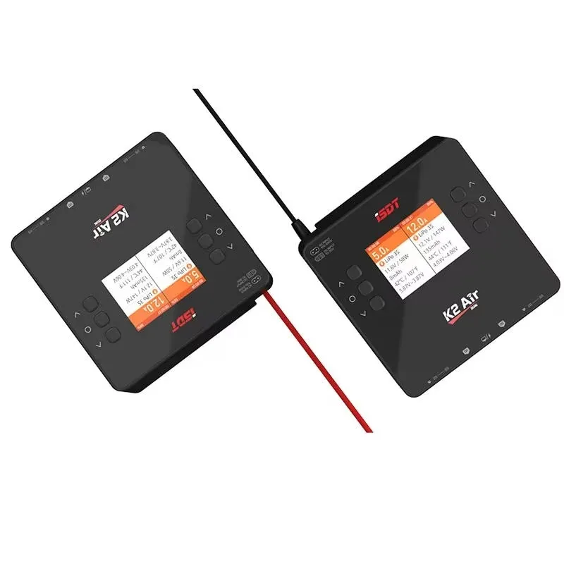 BoMasISDT K2 Air PD Fast Dual Channel Balance Smart Charger For LiPo/LiFe/NiMh/Pb RC Batteries AC 200W DC 500Wx2 20A