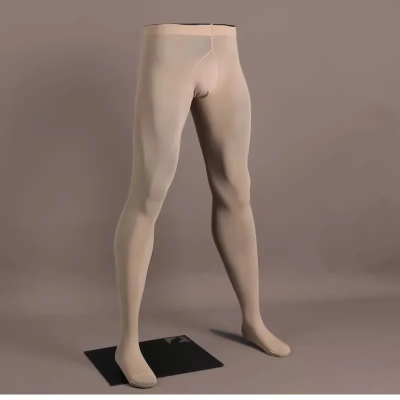 

Velvet Men's Autumn Winter Silk Stockings, Sports Socks, Breathable Pantyhose Base, Light And Warm Jumpsuit Socks