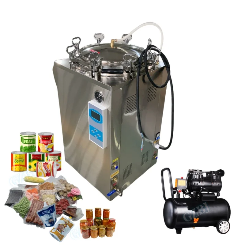 35 Liter Counter Pressure Retort Autoclave for Food with Bottle/canned/pouched Food