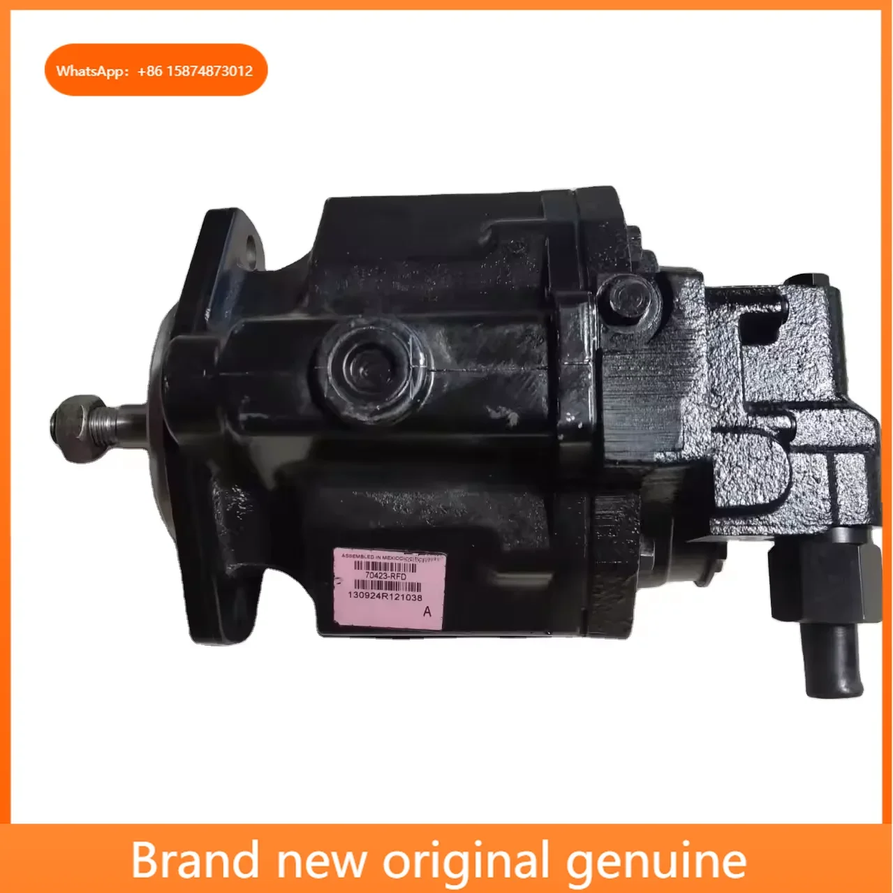 

Piston Pump 70423 70423-RFD Series Hydraulic Oil Pump 70423-RFD-130924R121038