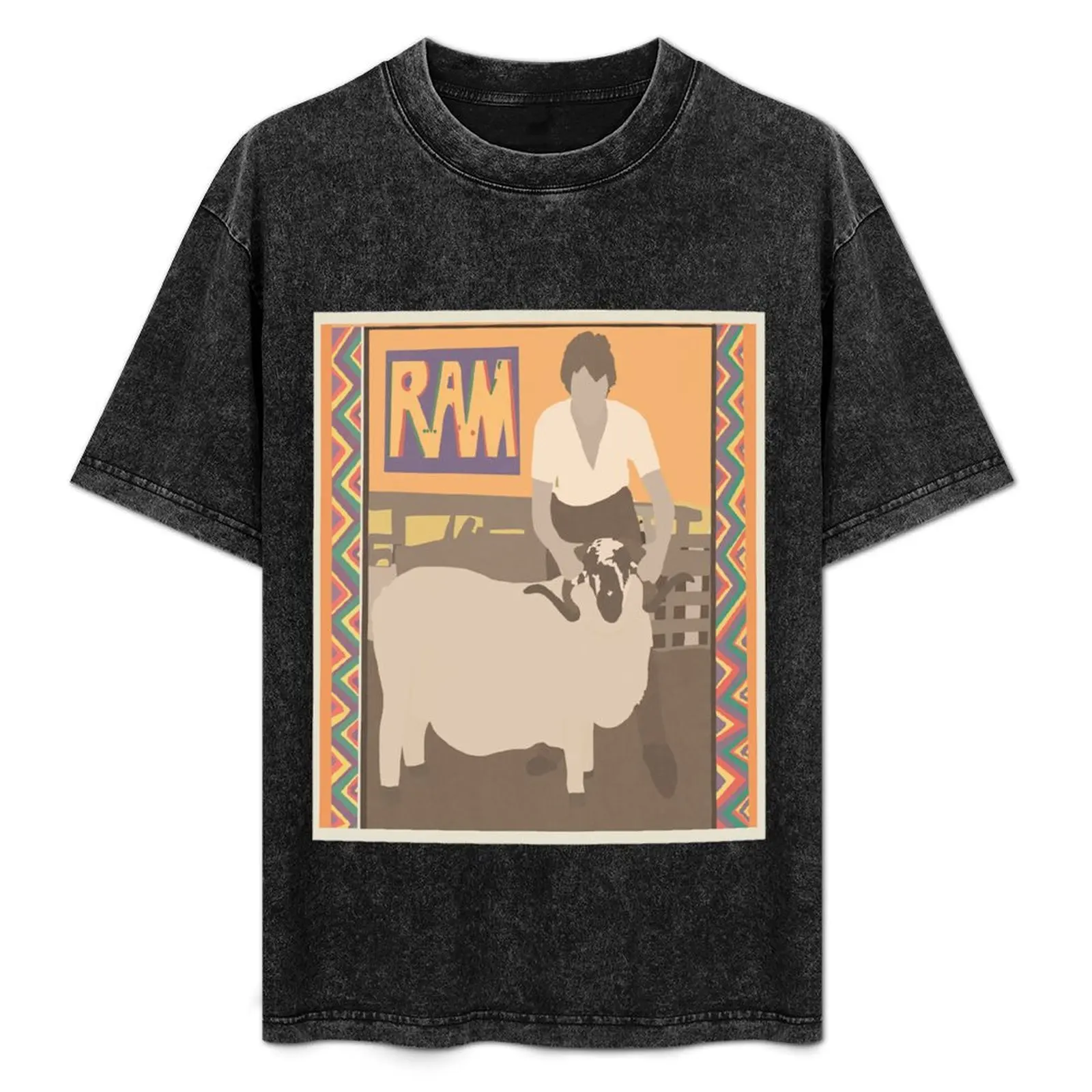 

RAM T-Shirt plus size tops luxury designer tops custom t-shirts clothes for men