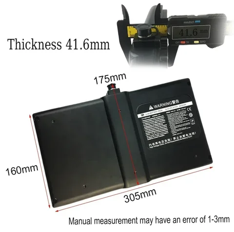 Skateboard High-Power 54.8V 4400mAh 3-Pin/4-Pin Li-ion Battery for Xiaomi Ninebot Segway MINI Self-Balancing APP-Controlled BMS