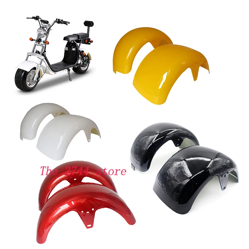 Front or Rear Fender Mudguards Plastic  Parts Shell Flaps For Citycoco Electric Scooter China Harley Accessories