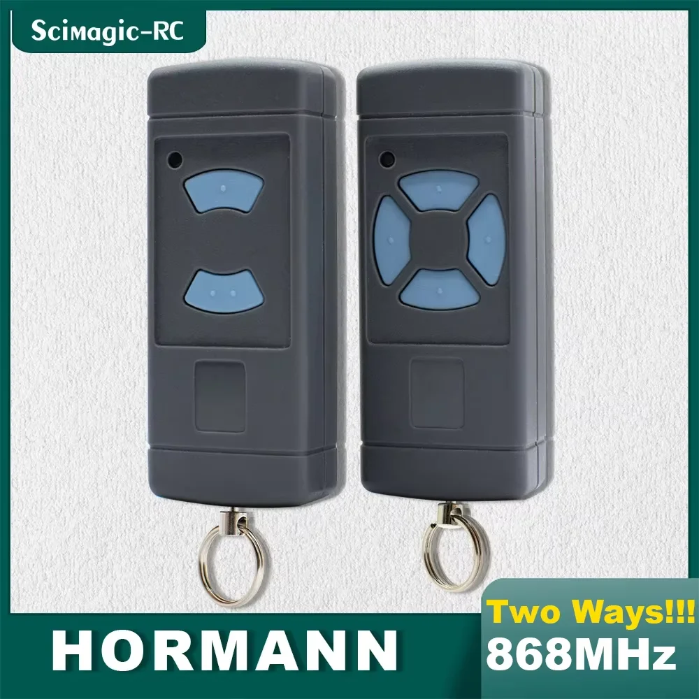 هورمان 868 ميجا هرتز متوافق مع جهاز التحكم عن بعد HSE2 HSE4 HSM2 HSM4 HS2 HS4 868 الأزرق زر بوابة تحكم هورمان المفاتيح