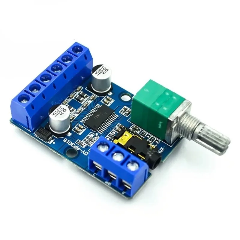 DY-AP3015 DC 8-24V 30W * 2 Class D Dual Channel High Power Stereo Digital Amplifier Board with Adjustable Volume Potentiometer