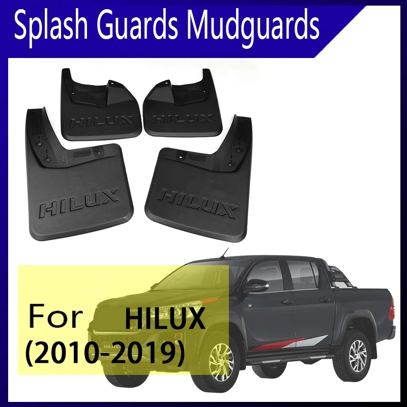 

Car Fender Mudguards Mudflaps Splash Guards Flares For Toyota Hilux REVO 4WD 2015-2019