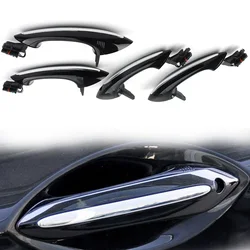 Car Comfort Access Exterior Door Handle w/ Lights For BMW 5 6 7 Series F07 F10 F06 F11 F01 F03 F04 with keyless Entry/Go system