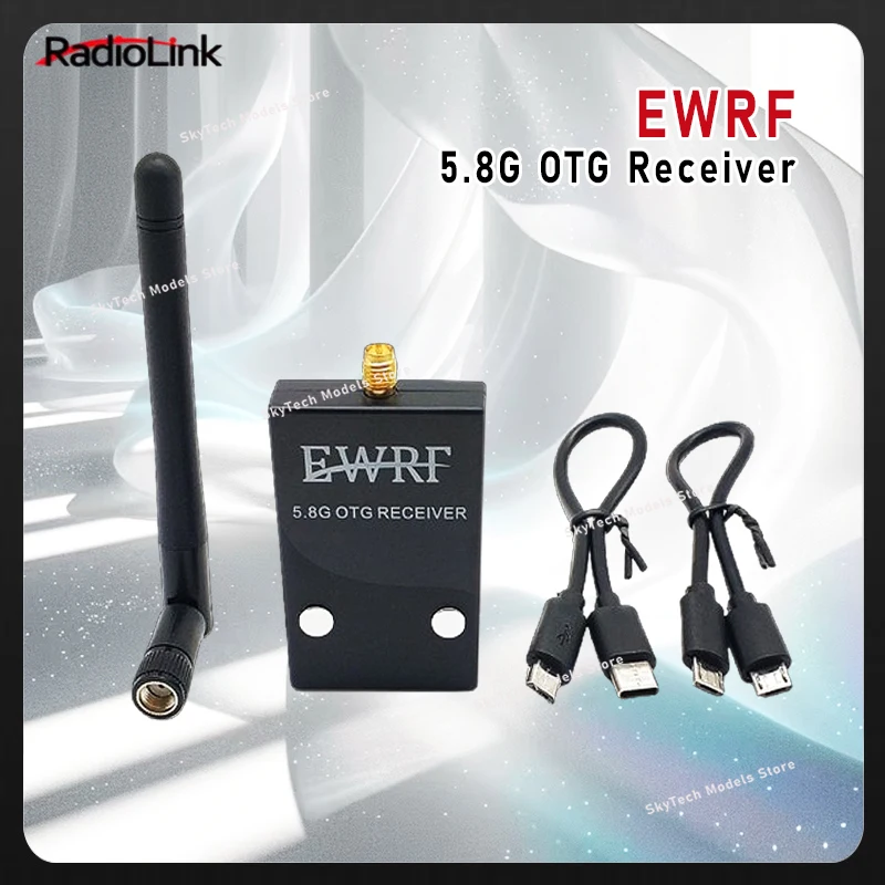 Radiolink New EWRF 5.8G OTG FPV Receiver UVC Video Capture 48CH for Android Phone PC Display Portable FPV Monitor