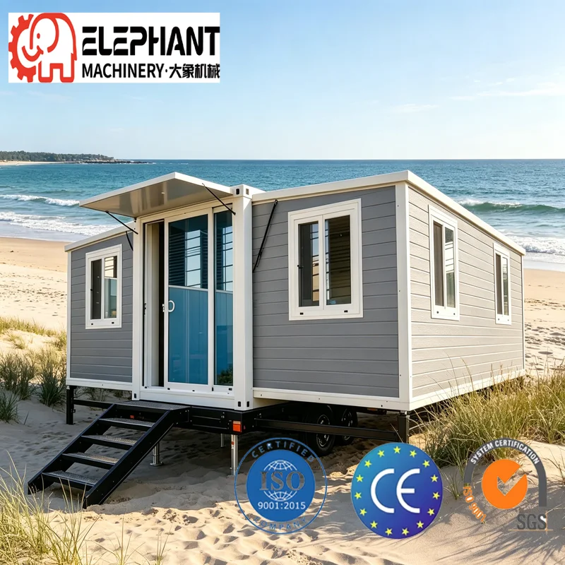 Best Selling Modern Expandable House 40 ft with Full Electric Wiring and Plumbing for Airbnb Rental Business Unit Easy DIY New