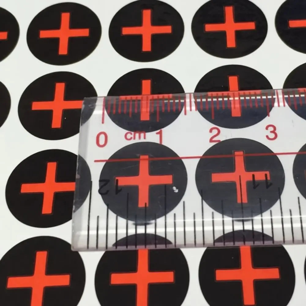 Safety Polarity Mark Stickers Waterproof Labels Plus Minus Symbols For Battery Connection Electronic Power Handling
