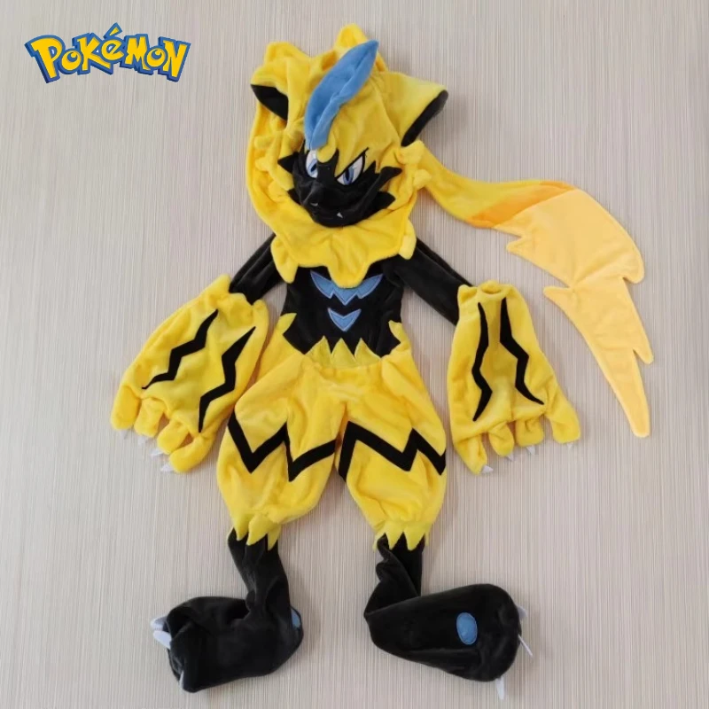 120CM Pokémon Inteleon Plush Toy Leather Case Cartoon Animal Comfortable Soft Doll Cushion Ornament Note: Only Leather Shells