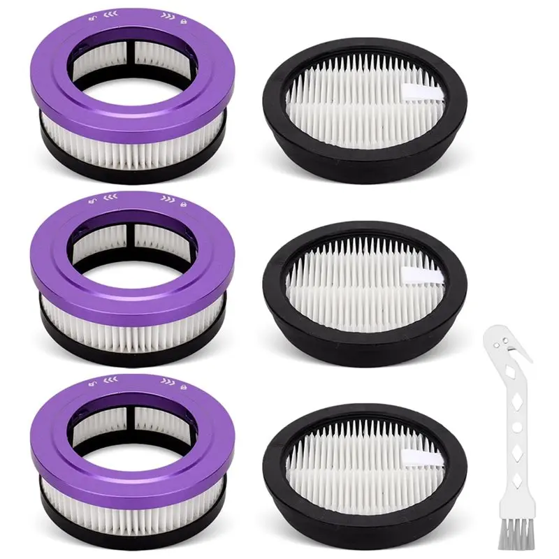 

AT28-For Anyson Stars 5 HEPA Filter Replacement Kit- Washable& Reusable Filter For 45000Pa/550W/70Min Vacuum Cleaner