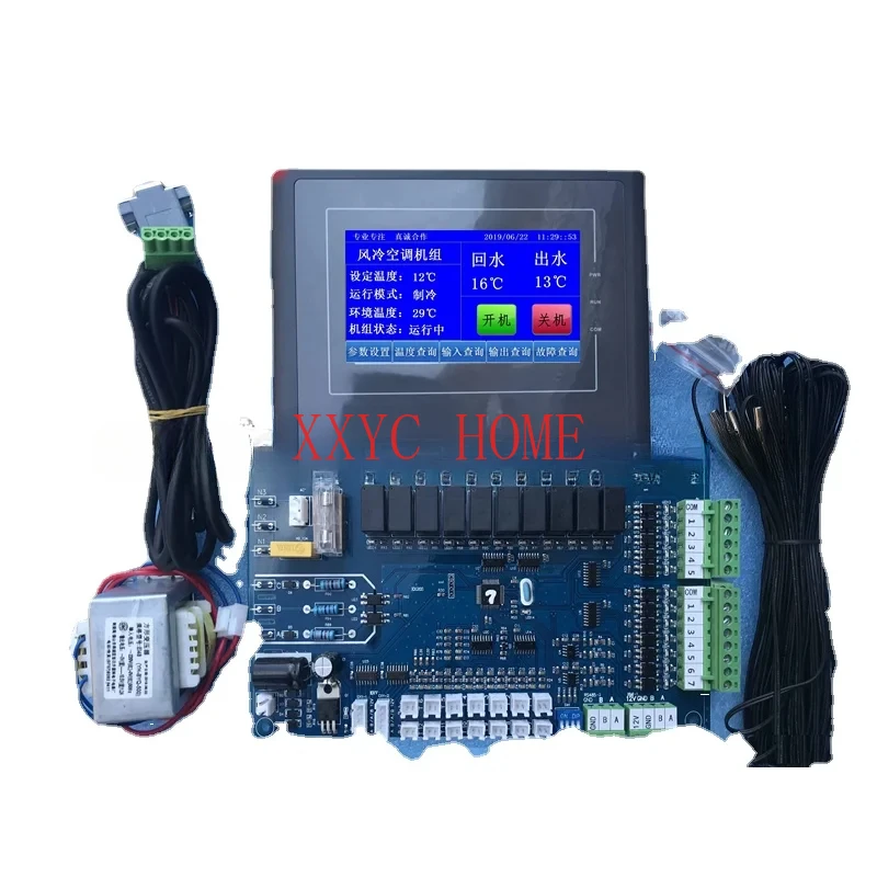 

Central air conditioning air cooling module, water source heat pump, 4 compressor controller, universal modification motherboard