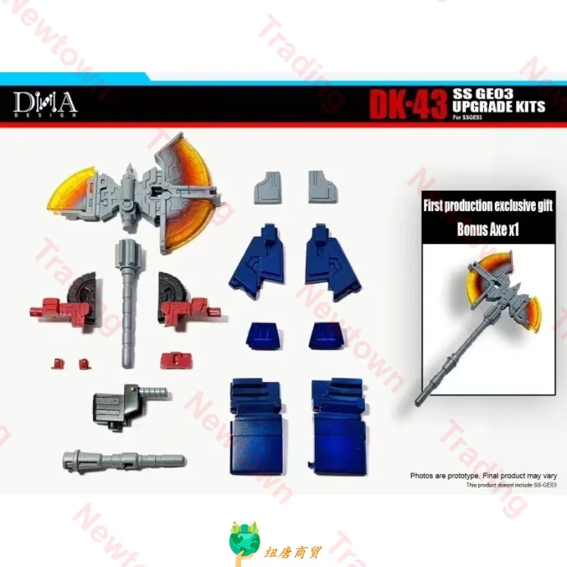 [IN STOCK] DNA Design DNA DK-43 DK43 DK-43+ AXE Upgrade Kits for SS GE03 Wfc Op Commander Figure Accessories