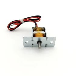 DC 12V Two-way Self-holding Solenoid Electromagnet 6MM Stroke Push-pull Type Self-maintaining Simple Structure Easy Installation