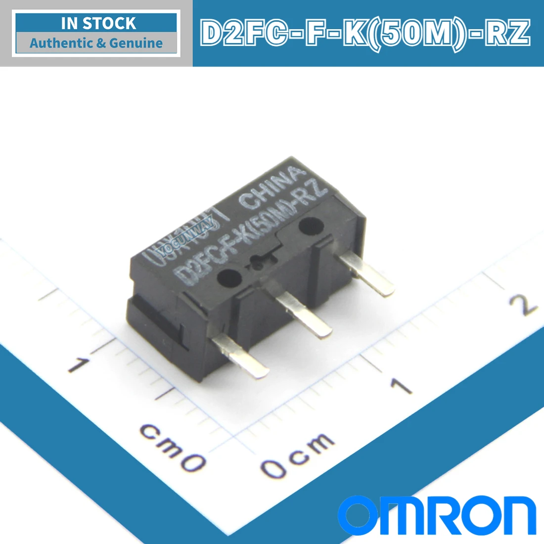 Nuovo autentico originale giappone OMRON D2FC-F-K(50M)-RZ Mouse Micro Switch Green Dot Match Razer Mouse Button versione personalizzata