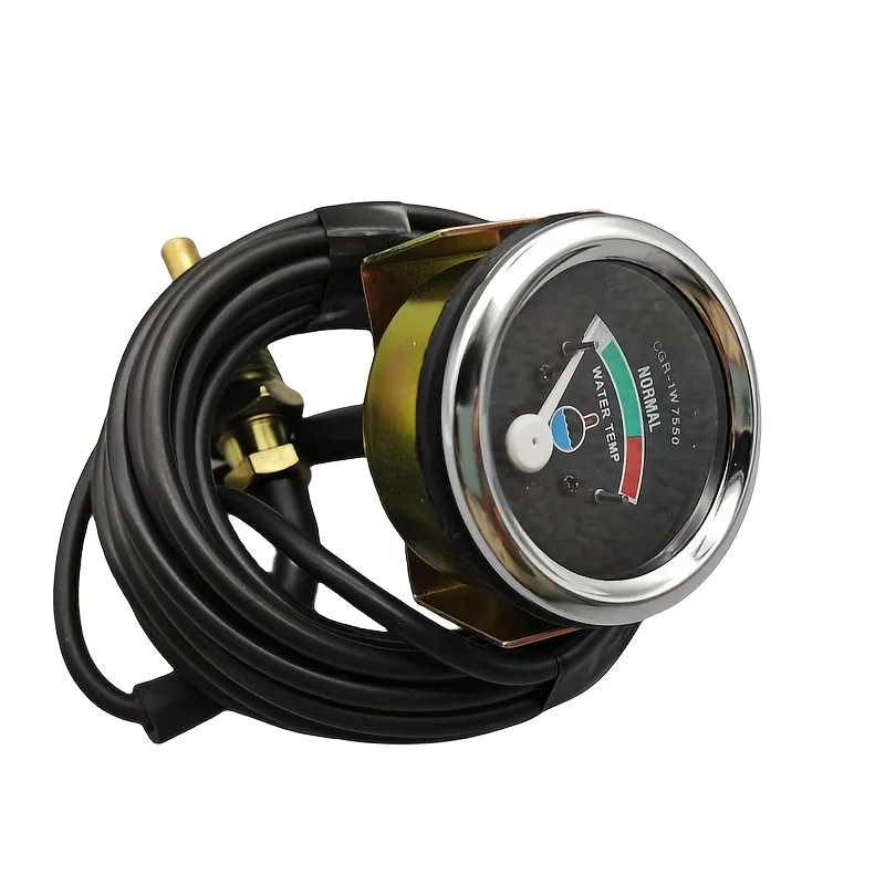 

1W7550 Metal Shell Water Temperature Gauge for Excavators and Engineering Vehicles Non-Electric Iron Thermometer