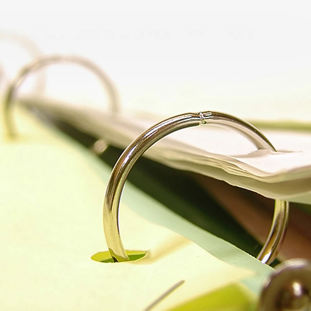 

70pcs Metal Binder Rings 1 Inch Round Loose Leaf Ring Buckles For Diy Index Cards Scrapbook Binding Craft Supplies Practical