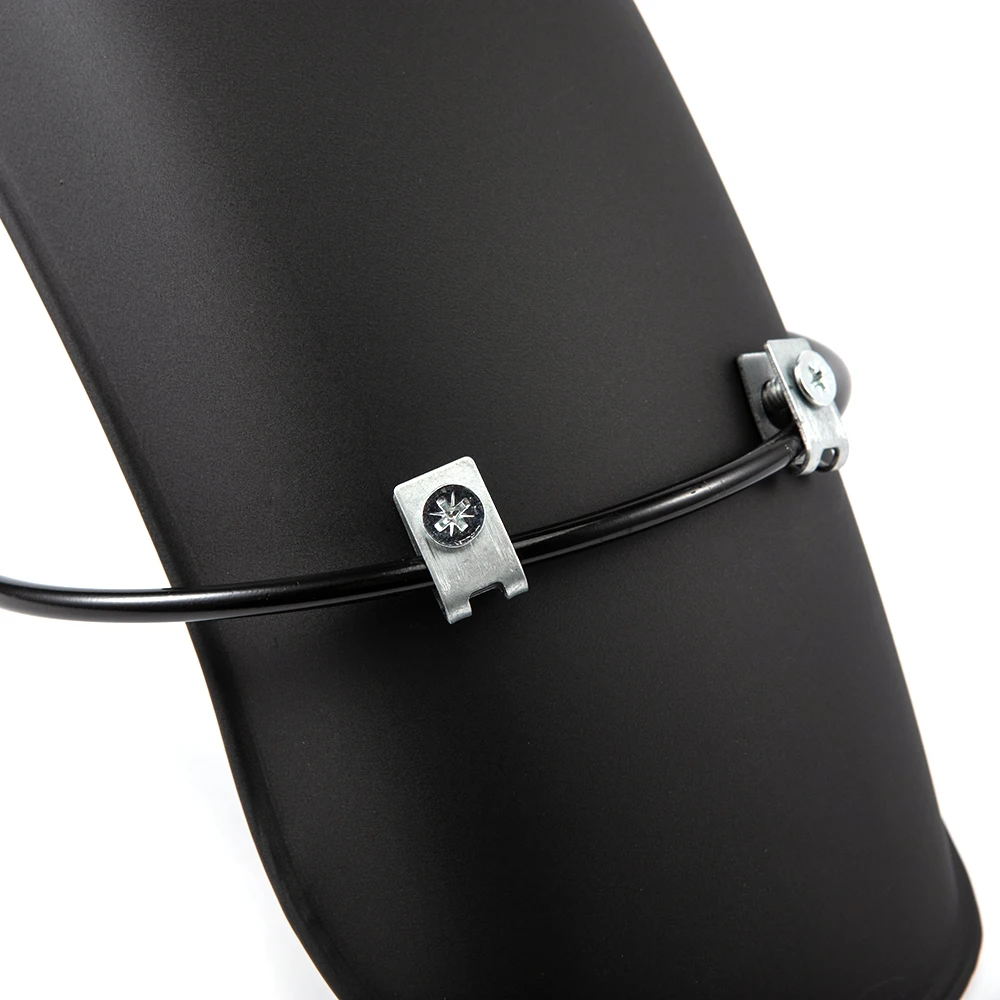 غطاء واقي الطين بتصميم كلاسيكي للحاجز الأمامي للدراجة النارية أسود غير لامع معدني لدراجة Harley Fat Bob Bobber Honda CG125 Cafe Racer Chopper Yamaha