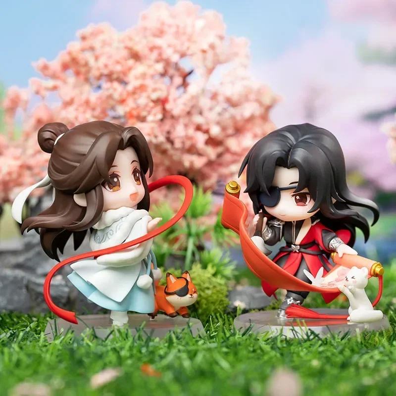 Heaven Official Blessing Flying Flower Thousand Knot Series Actions Figures Xielian Huacheng Mini Kawaii Model Decor Toy Gift