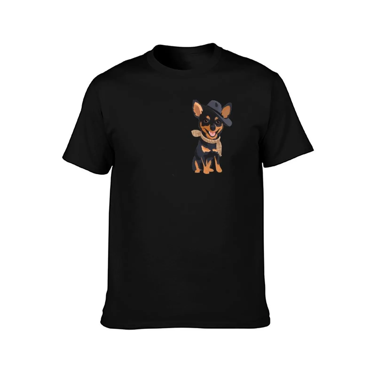 Funny Lancashire Heeler With Hat T-Shirt Outdoor Activity Sports T-Shirt