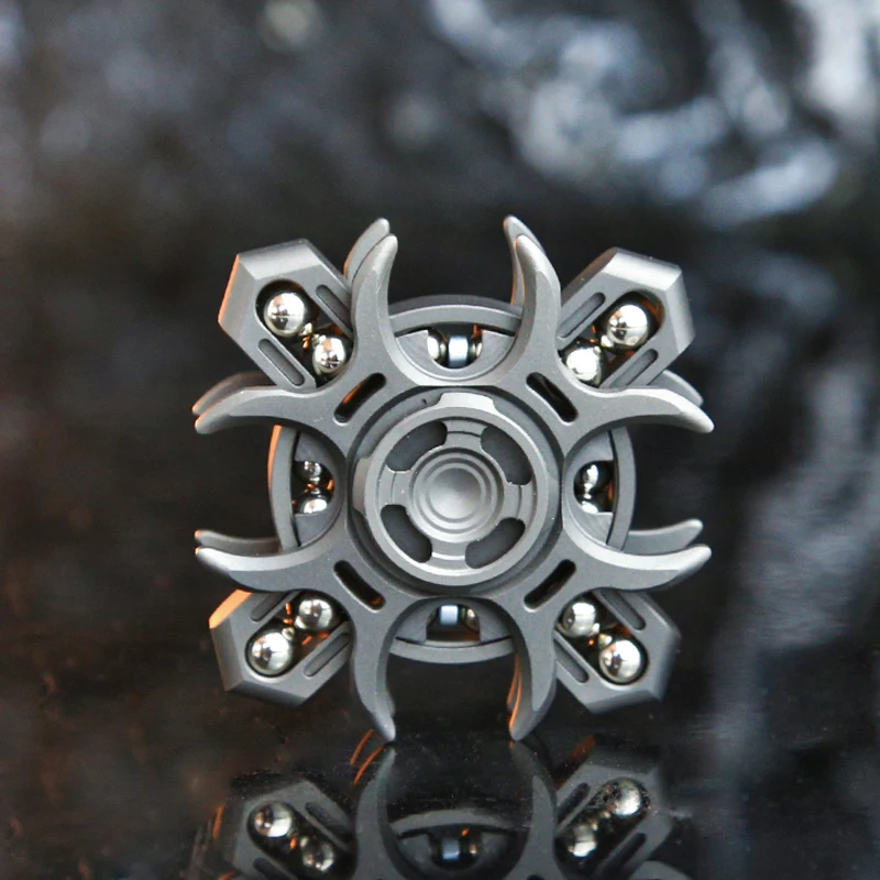 Titanium MINI EDC Hand Spinner Fashion Cool Metal Fidget Spinner Stress Relief ADHD Concentration Fidget Toys for Adults Gift