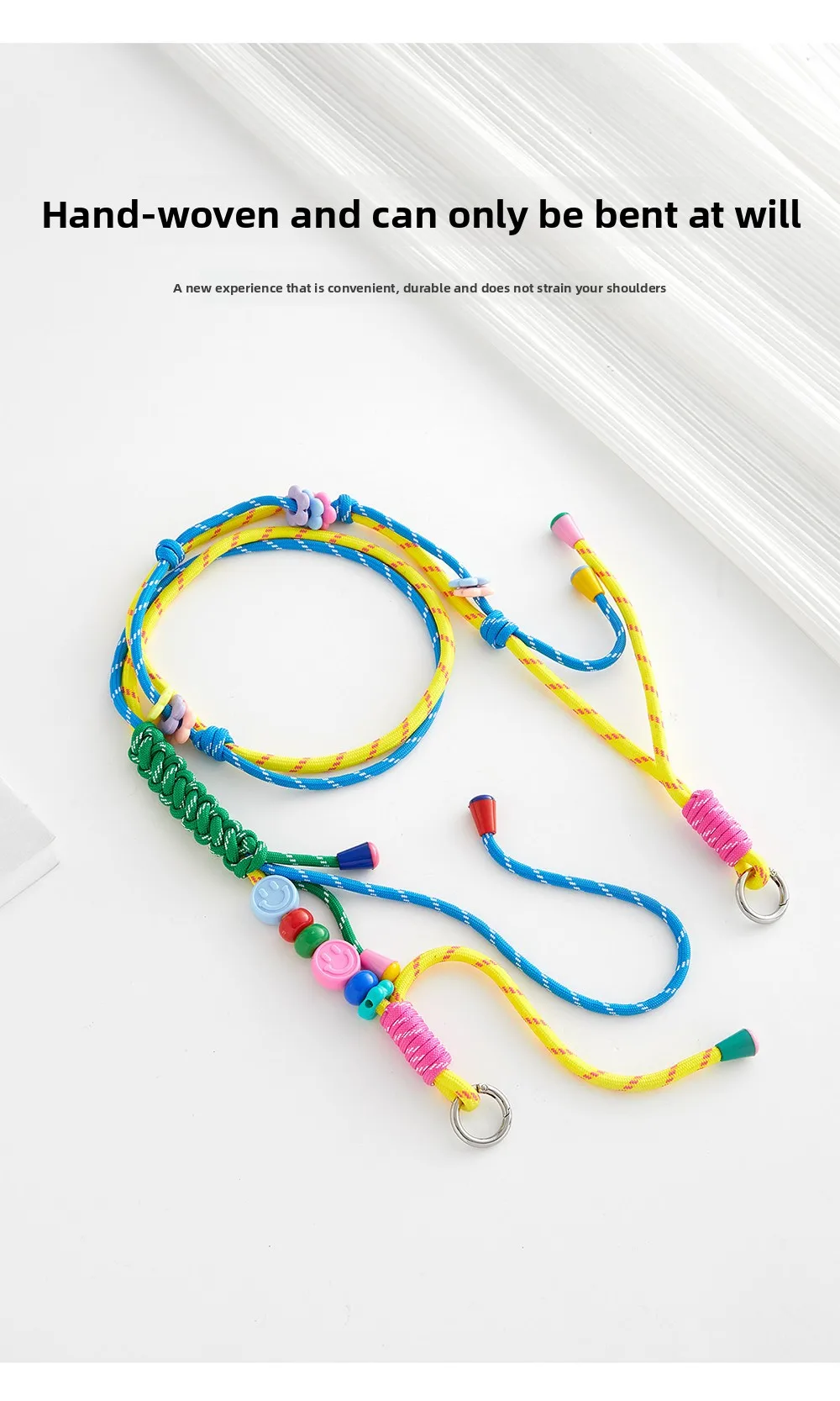 Woven Bag Shoulder Strap For Mini Longchamp Colorful Bag Durable Fashion Good Quality Bag Modification Bag Accessories