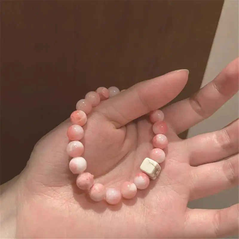 Comfortable Cream Bracelet Easy To Wear Fashion Accessories Hand-made Bracelet Selected Materials Lovely Jewelry Beautifully