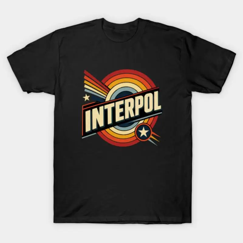 Interpol Retro Sunset Graphic T-Shirt