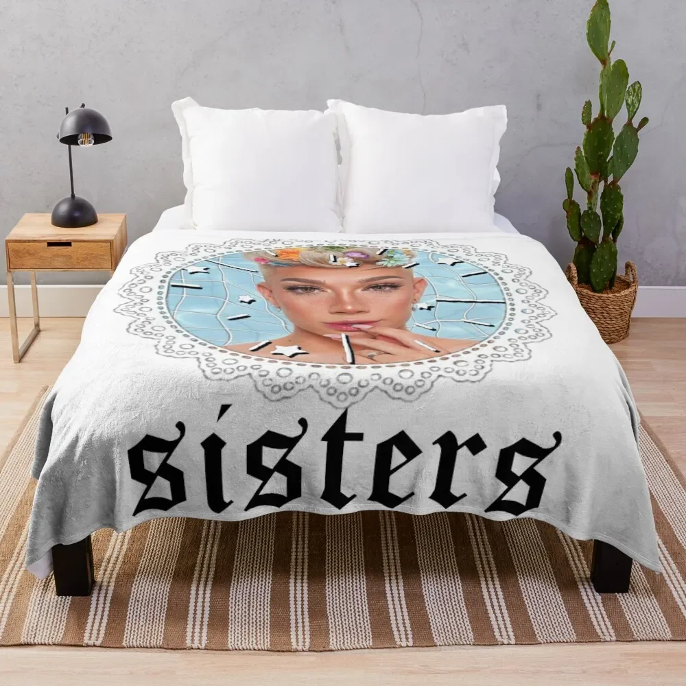 James Charles Sisters Throw Blanket Blankets For Baby Thermal Blankets