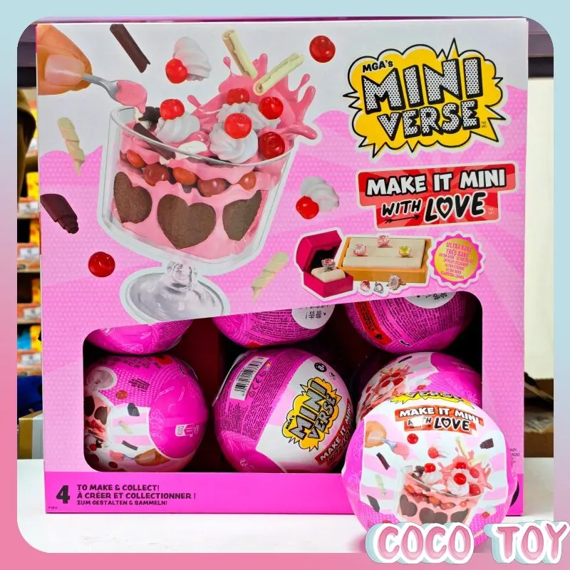 

Новинка от MGA: Miniverse Make It Mini With Love — Сюрприз-бокс DIY для десертов, шоколадного фондю, украшения для торта в форме сердца, декор для рабочего стола. В наличии.