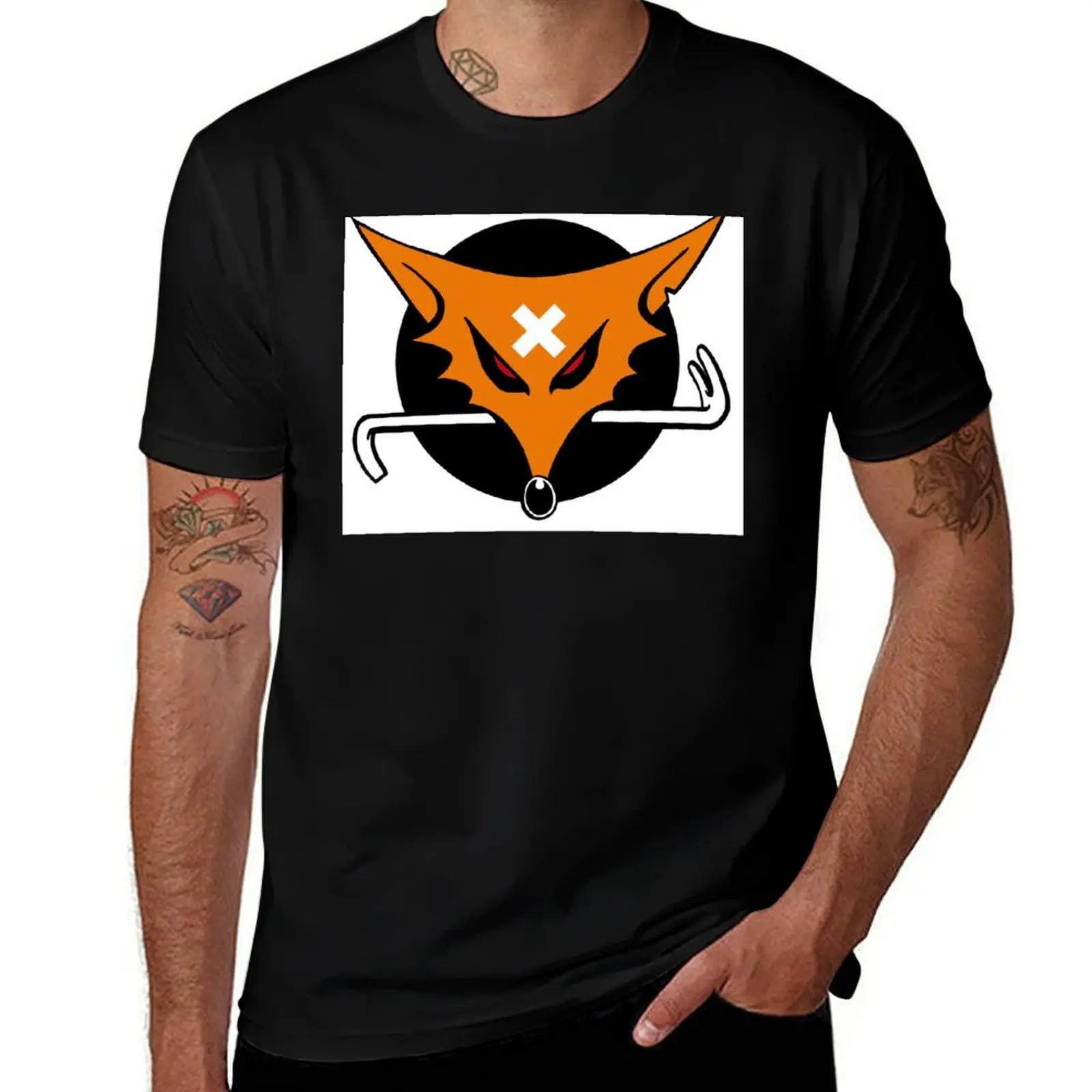 Camiseta Goupil, zorro, palanca, camisetas divertidas, camisetas de algodón, camiseta de alta calidad